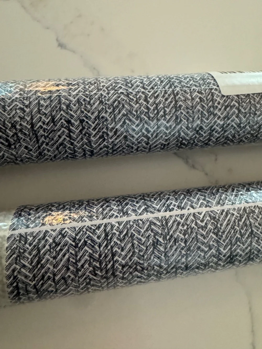 Grasscloth Peel & Stick self adhesive blue faux linen textured wallpaper